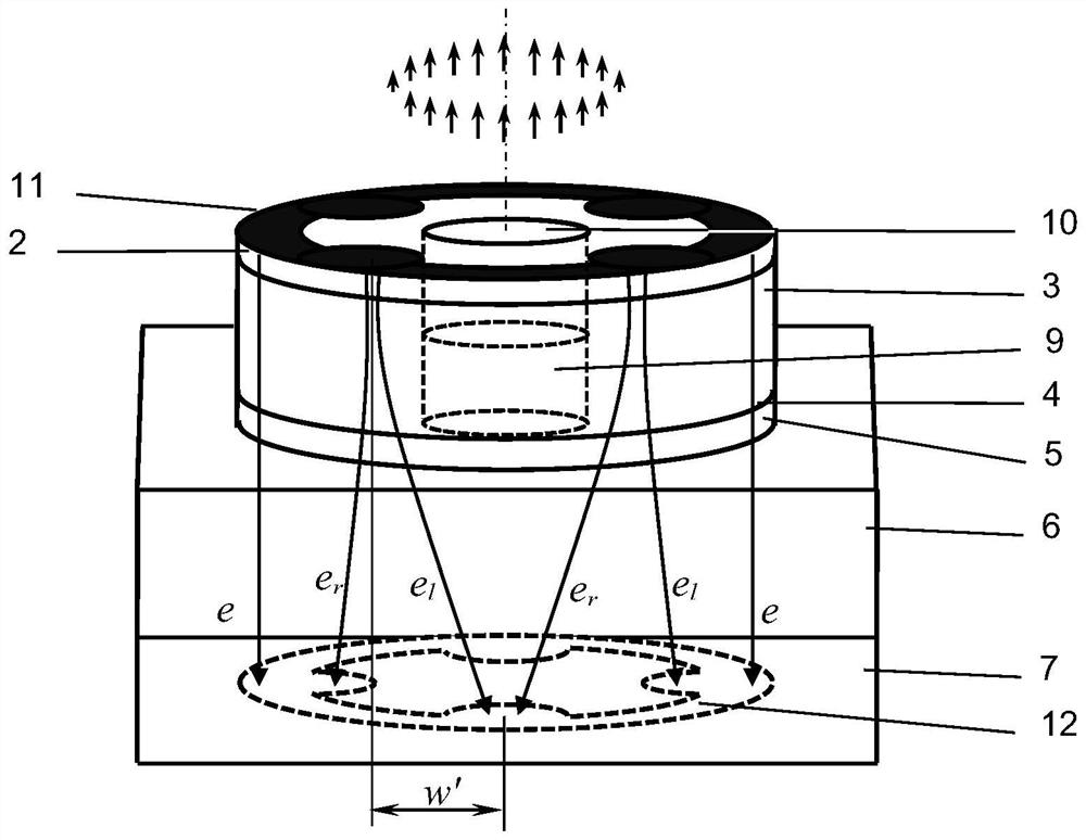 Vertical cavity surface emitting semiconductor laser with upper and lower electrodes arranged in staggered manner