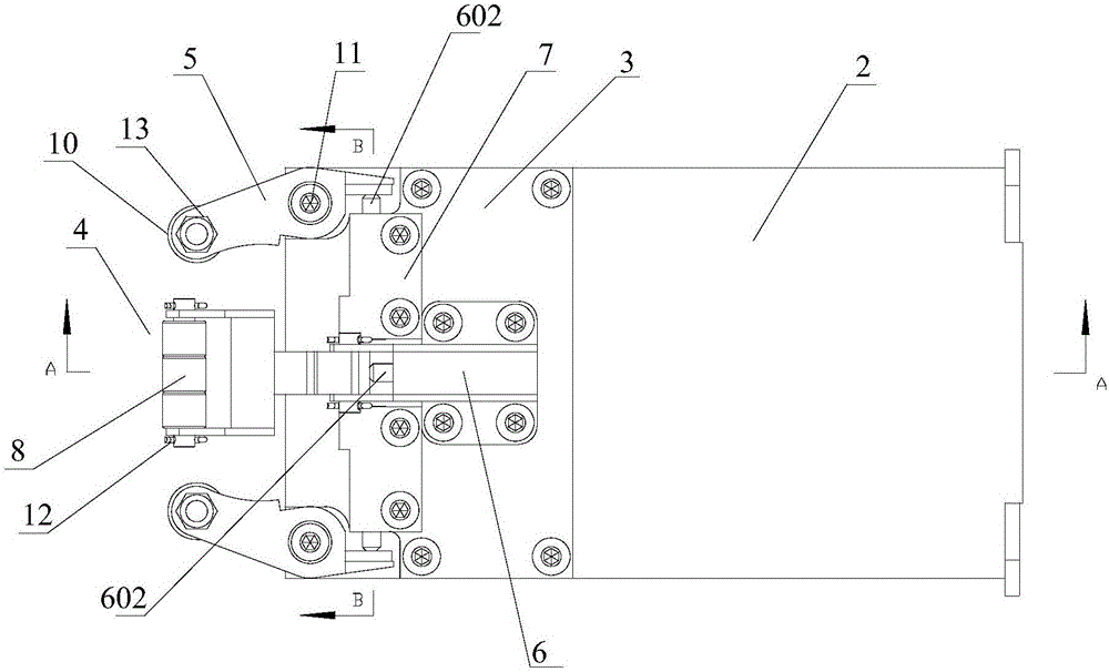 Continuous cap feeding device