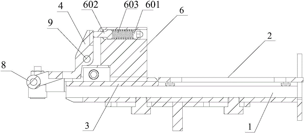 Continuous cap feeding device