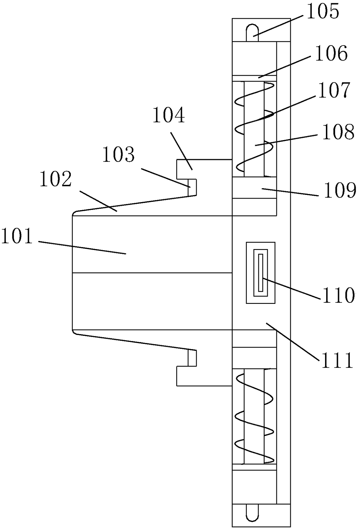 Protection and winding preventing movable framework of high-voltage line patrolling operation robot