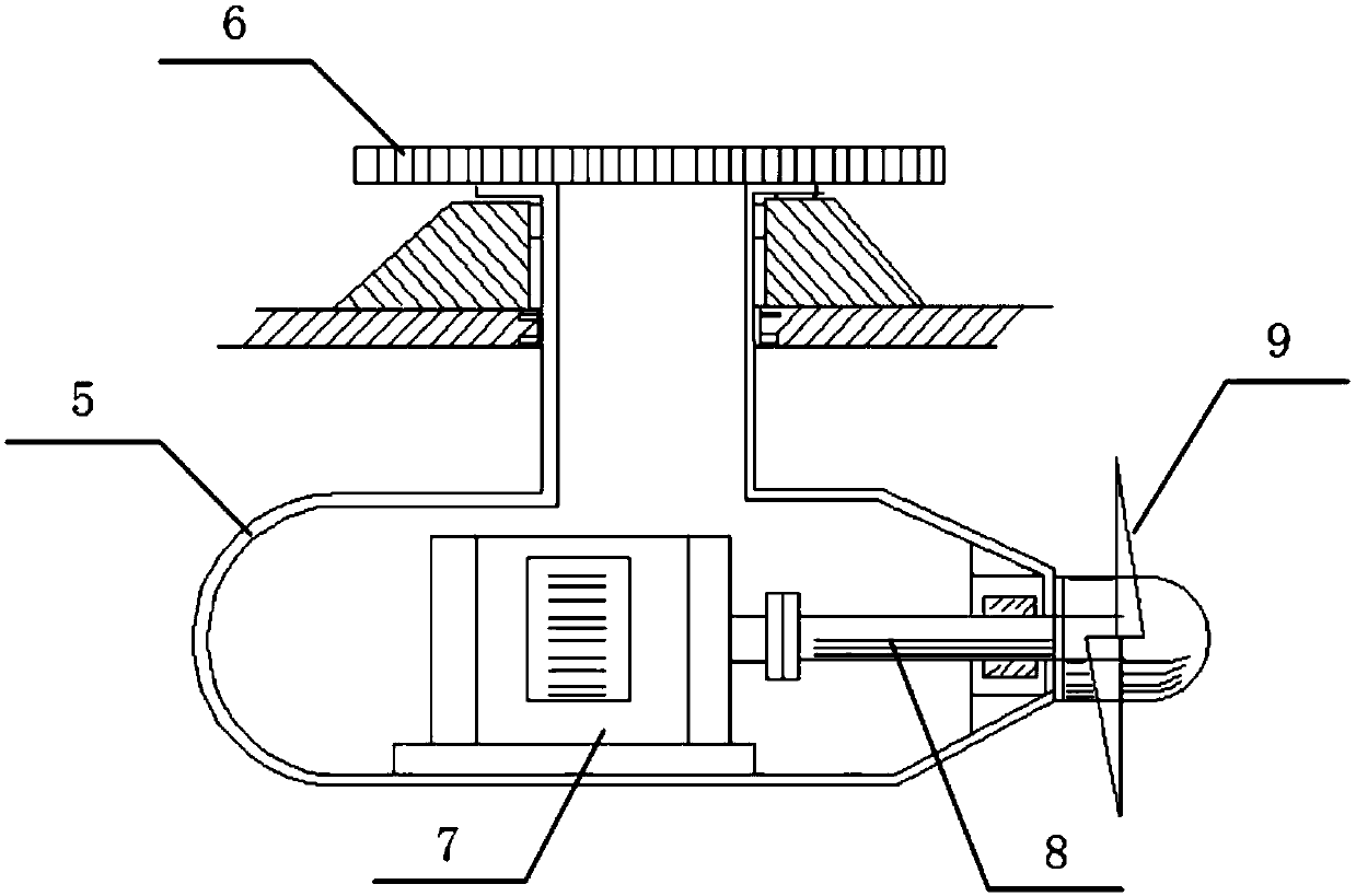 A pod propulsion ship maneuvering vector control device