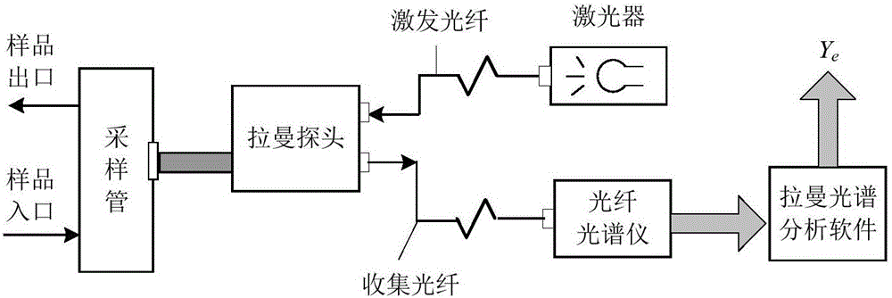 On-line gas Raman analysis method for natural gas components