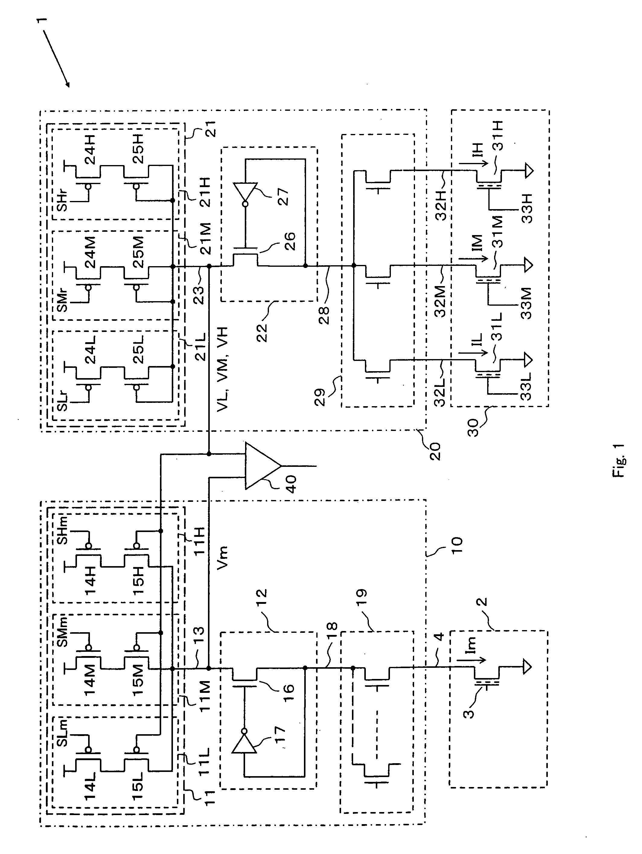 Read-out circuit in semiconductor memory device