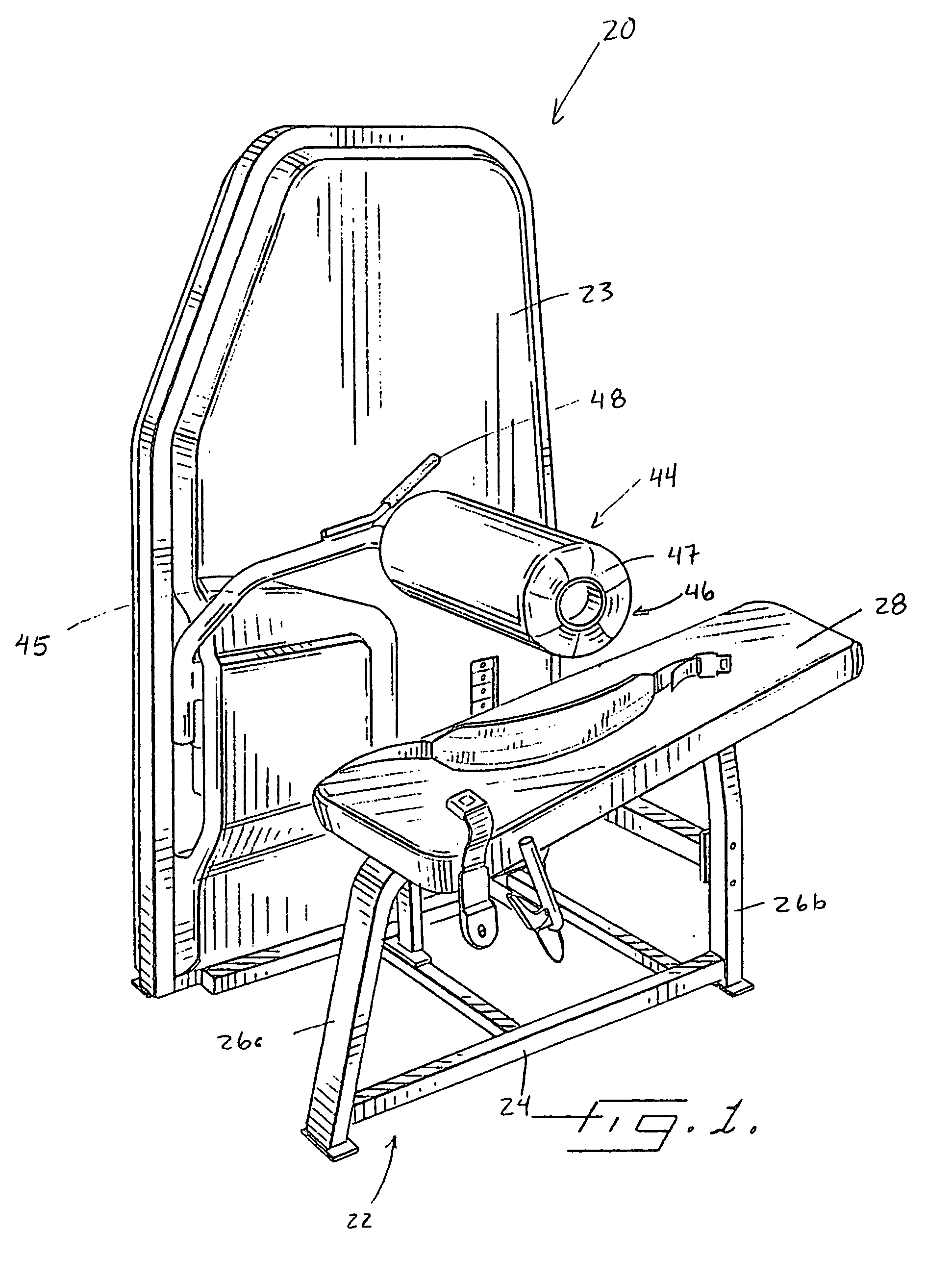 Exercise machine with infinite position range limiter and automatic belt tensioning system