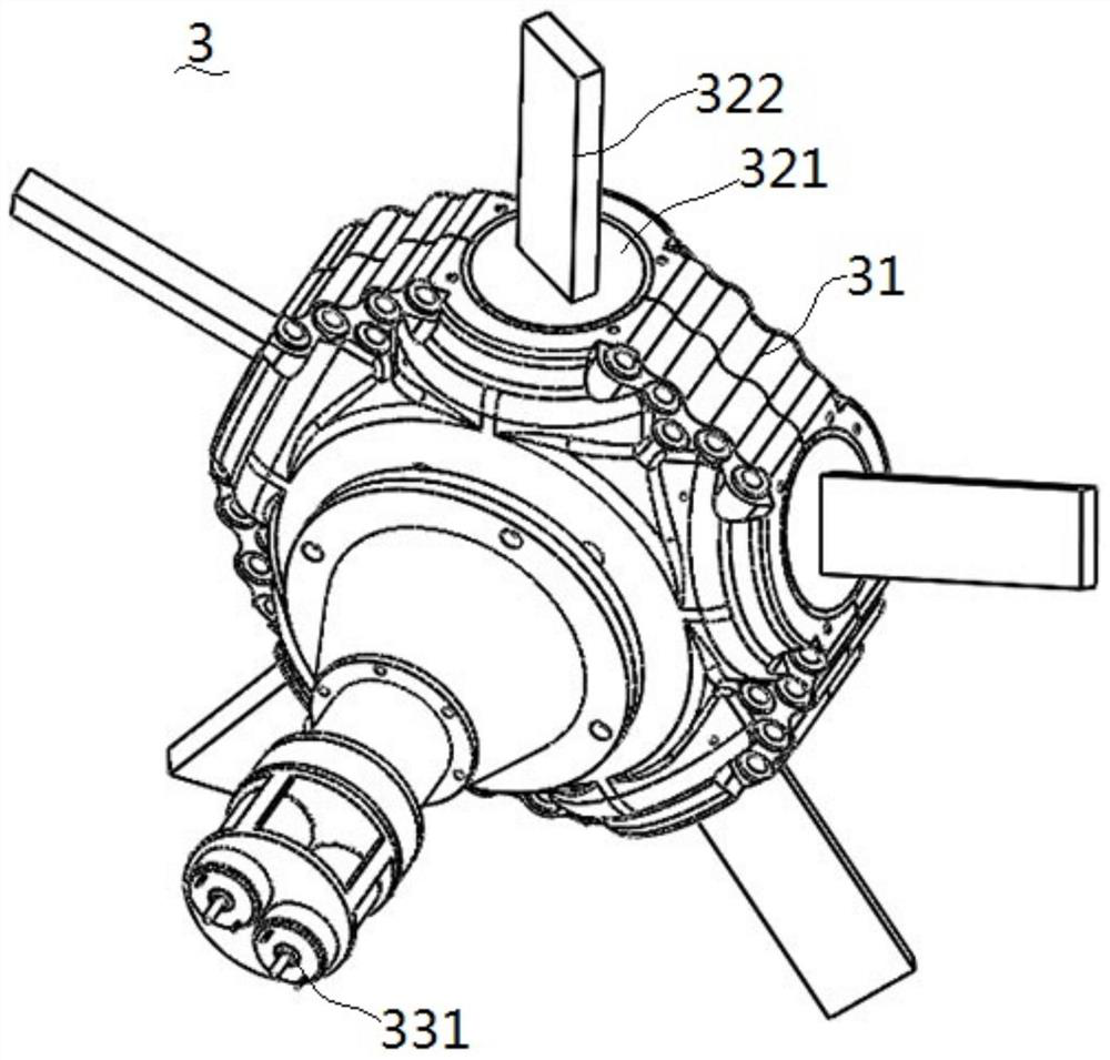 Electric variable-pitch turboprop engine