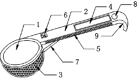 Temperature-sensing color change spoon