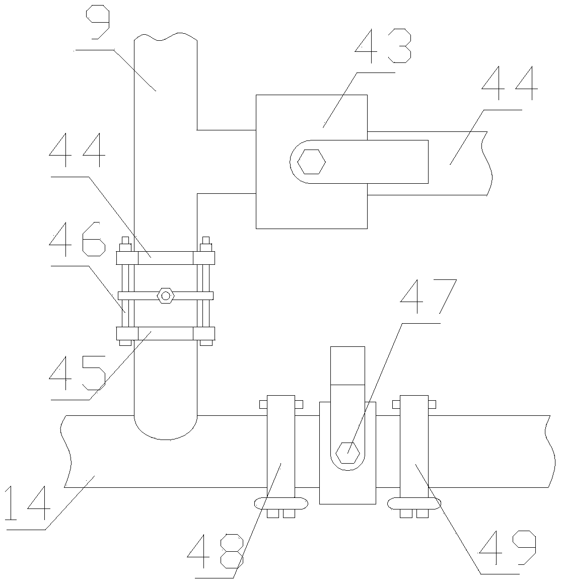 Wine tank with combined conveying tube