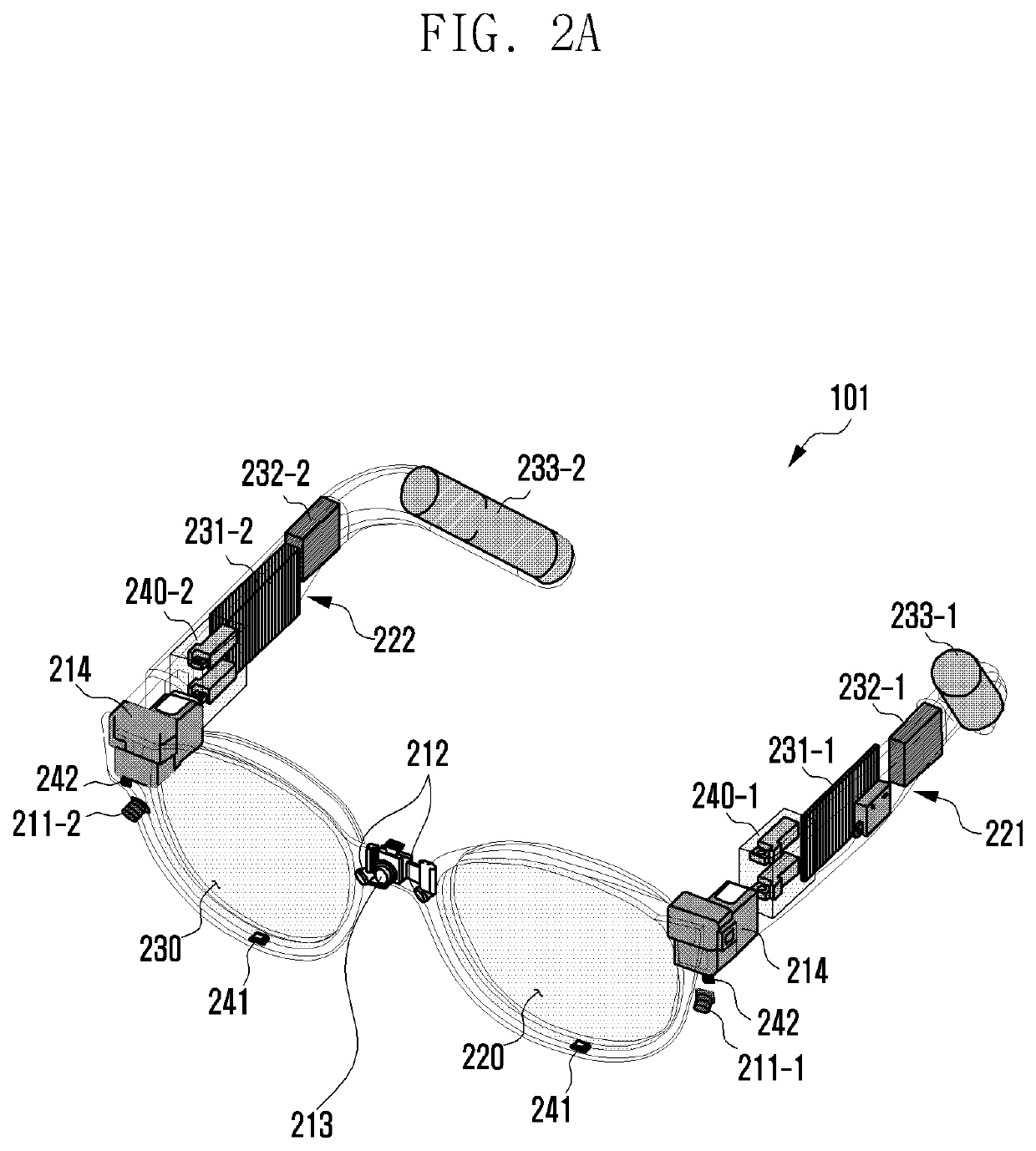 Electronic device and method for eye-tracking of user and providing augmented reality service thereof