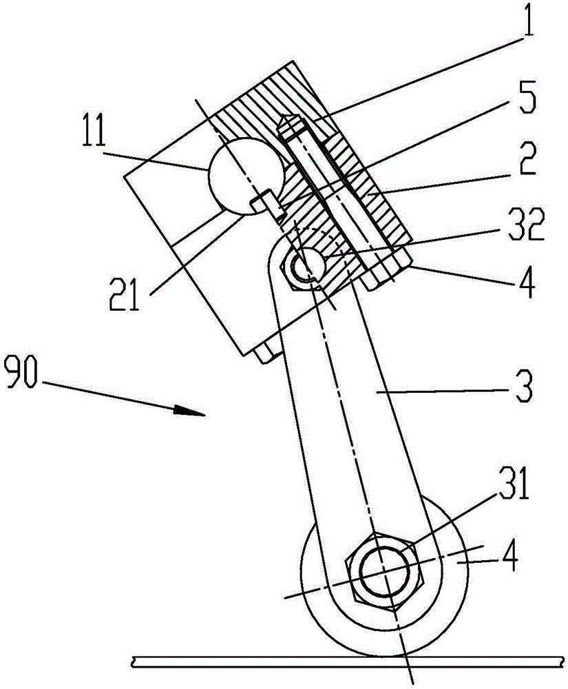 Cyclone separator with rapping function