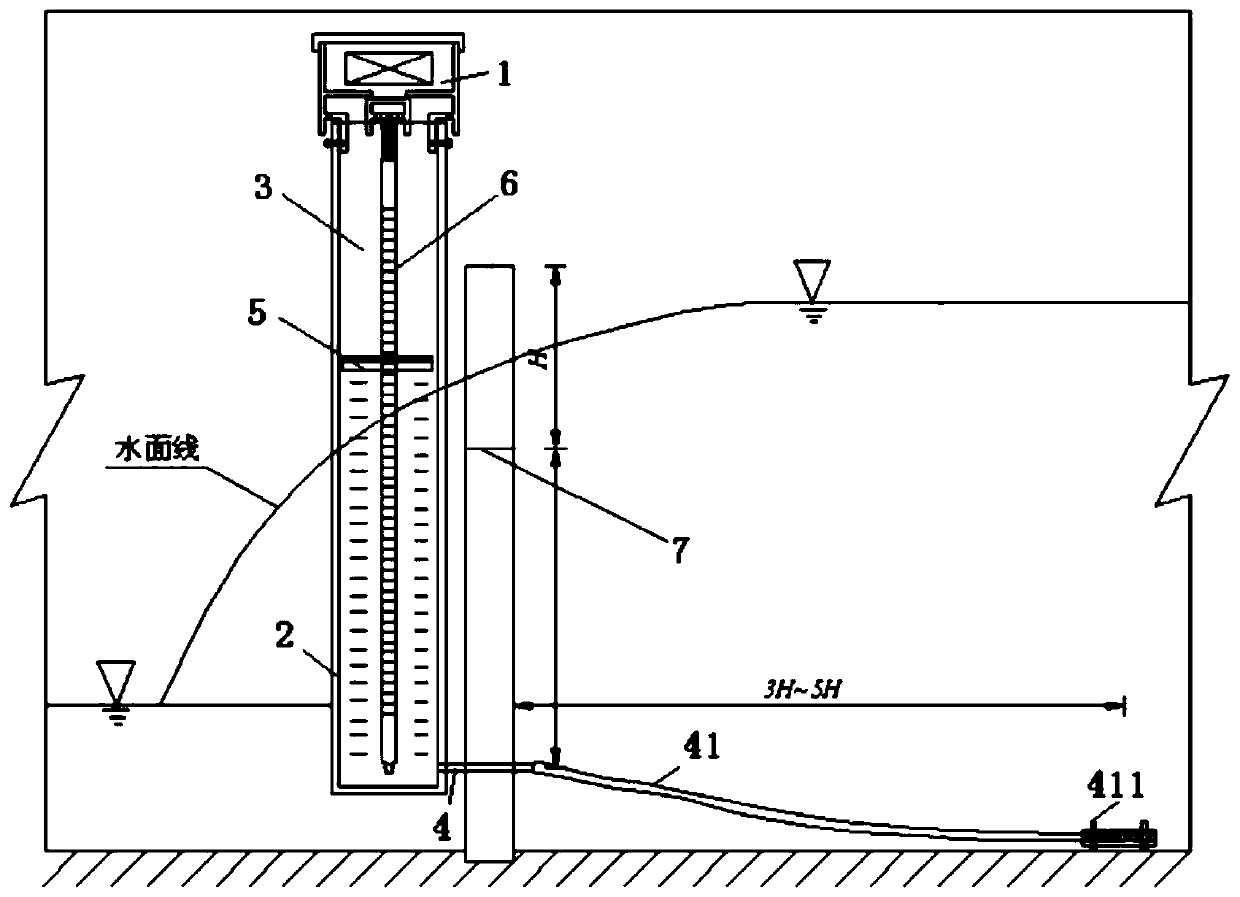 Intelligent measuring weir seepage flow monitoring integrated device and measuring method thereof