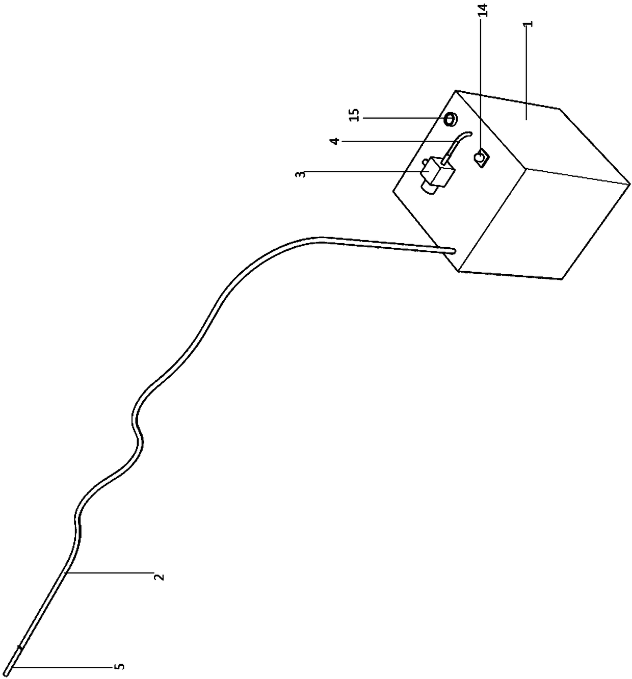 Quick drainage device for ICU nurse