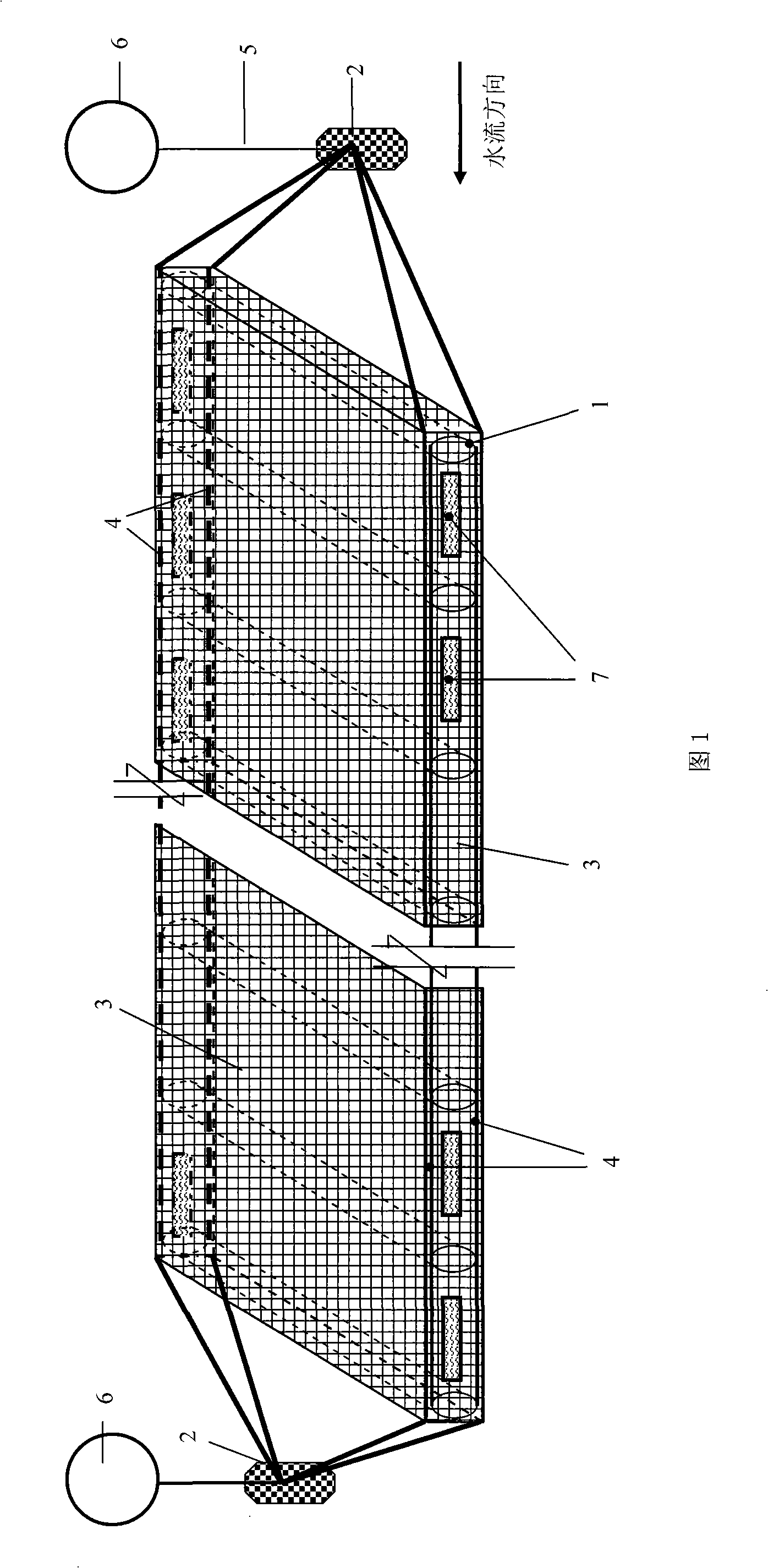 Bottom-seed sea water culture facilities suitable for sediment bottom sea area