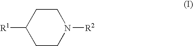 Fluorides of 4-substituted piperidine derivatives