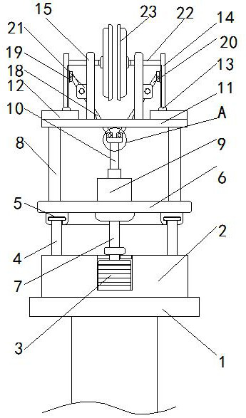 Clamp tool structure for mechanical and electrical product manufacturing