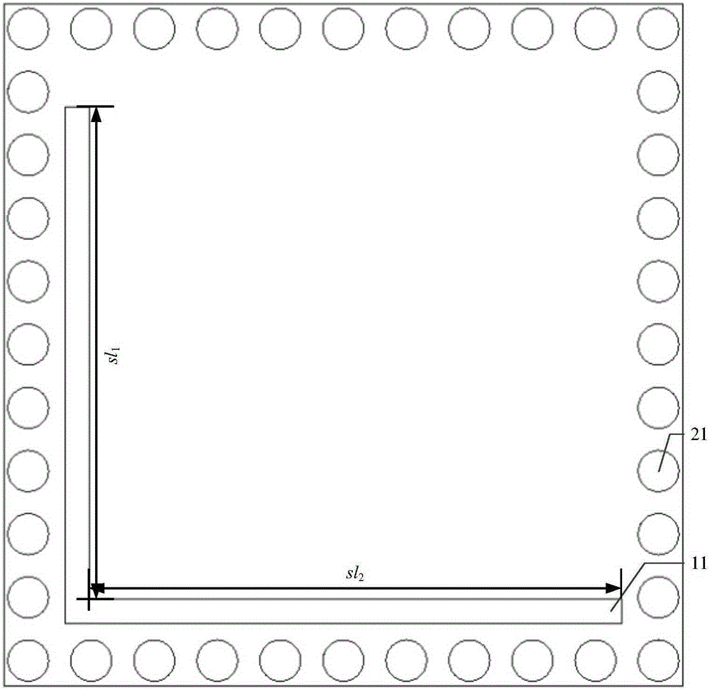 Quarter-mode substrate integrated waveguide frequency selective surface with high parasitic passband suppression