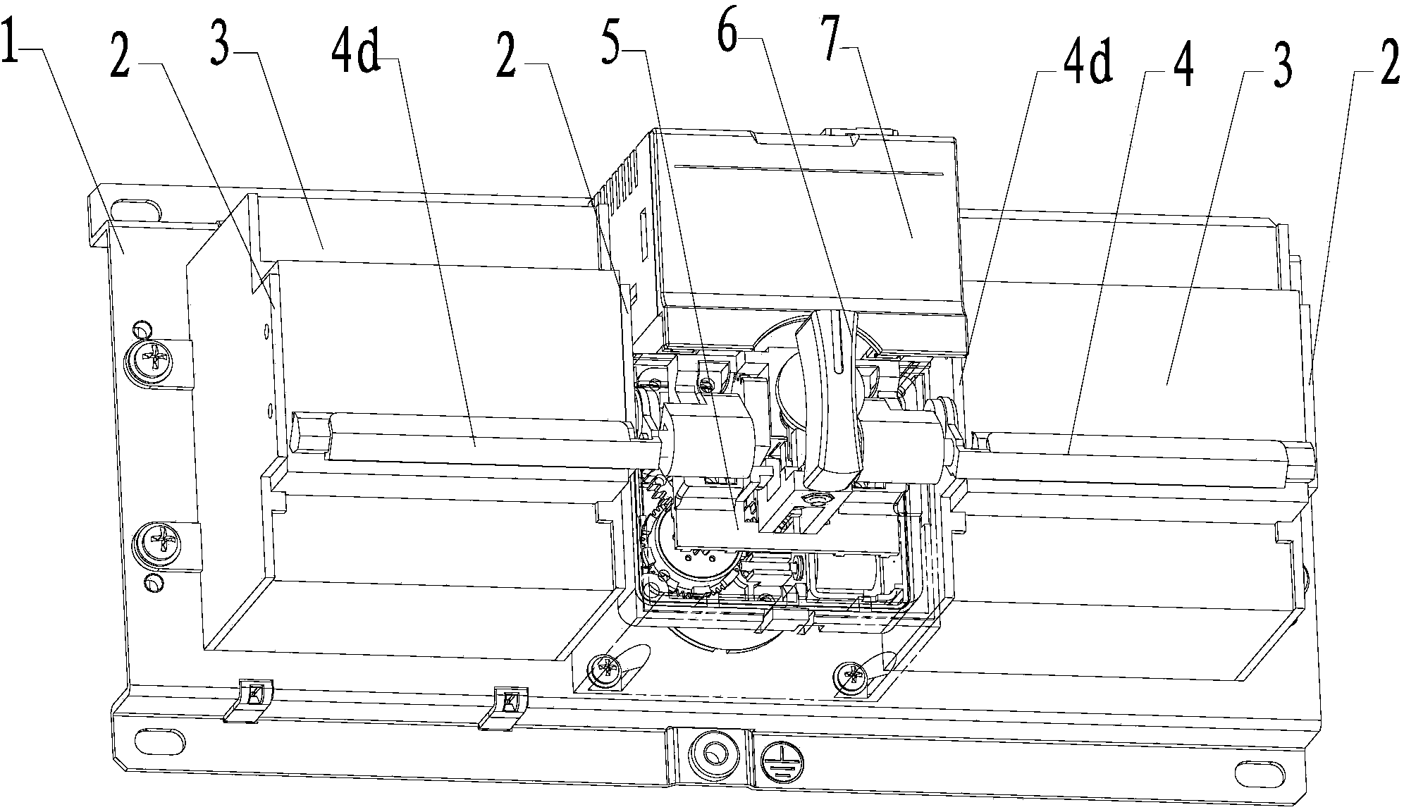 Automatic change-over switch with disengaging and engaging functions