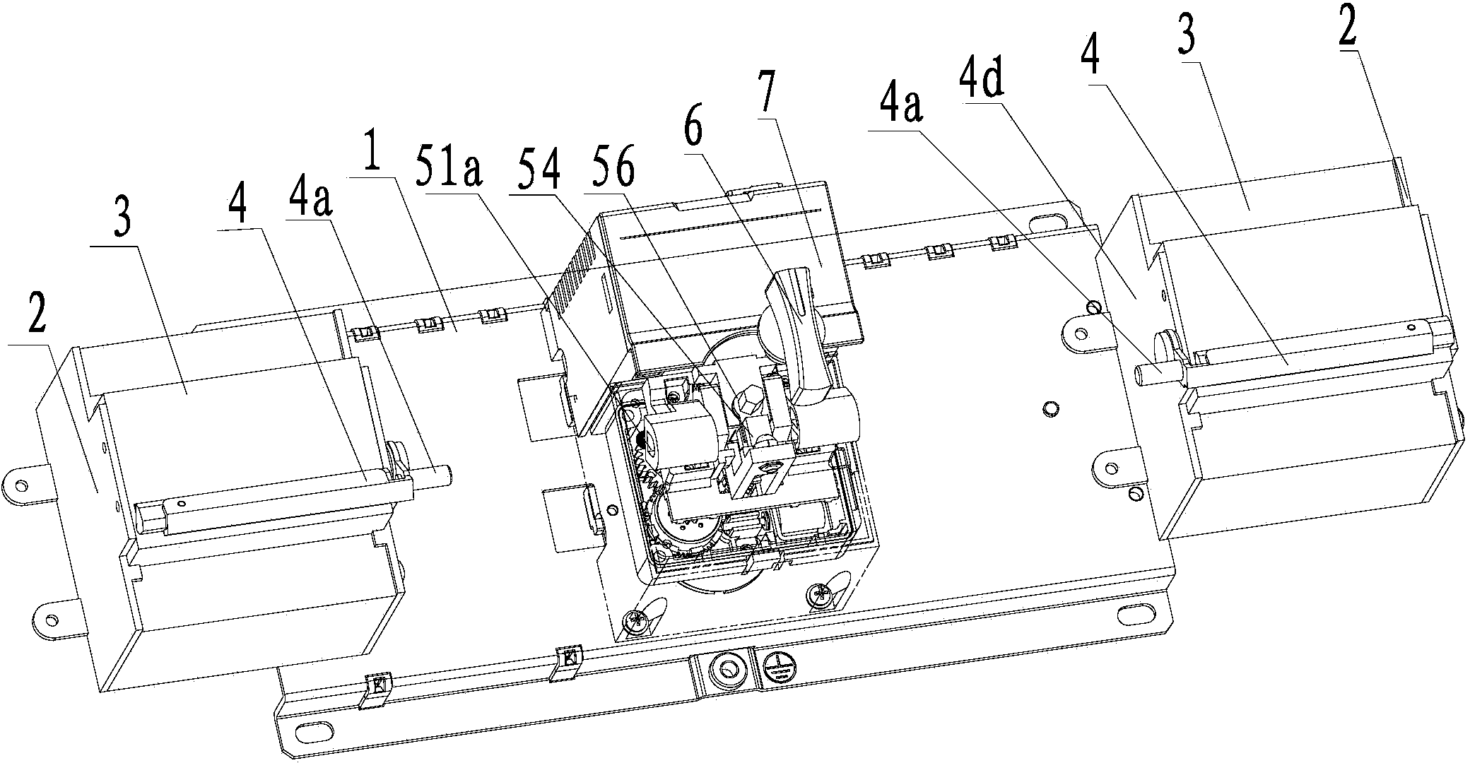 Automatic change-over switch with disengaging and engaging functions