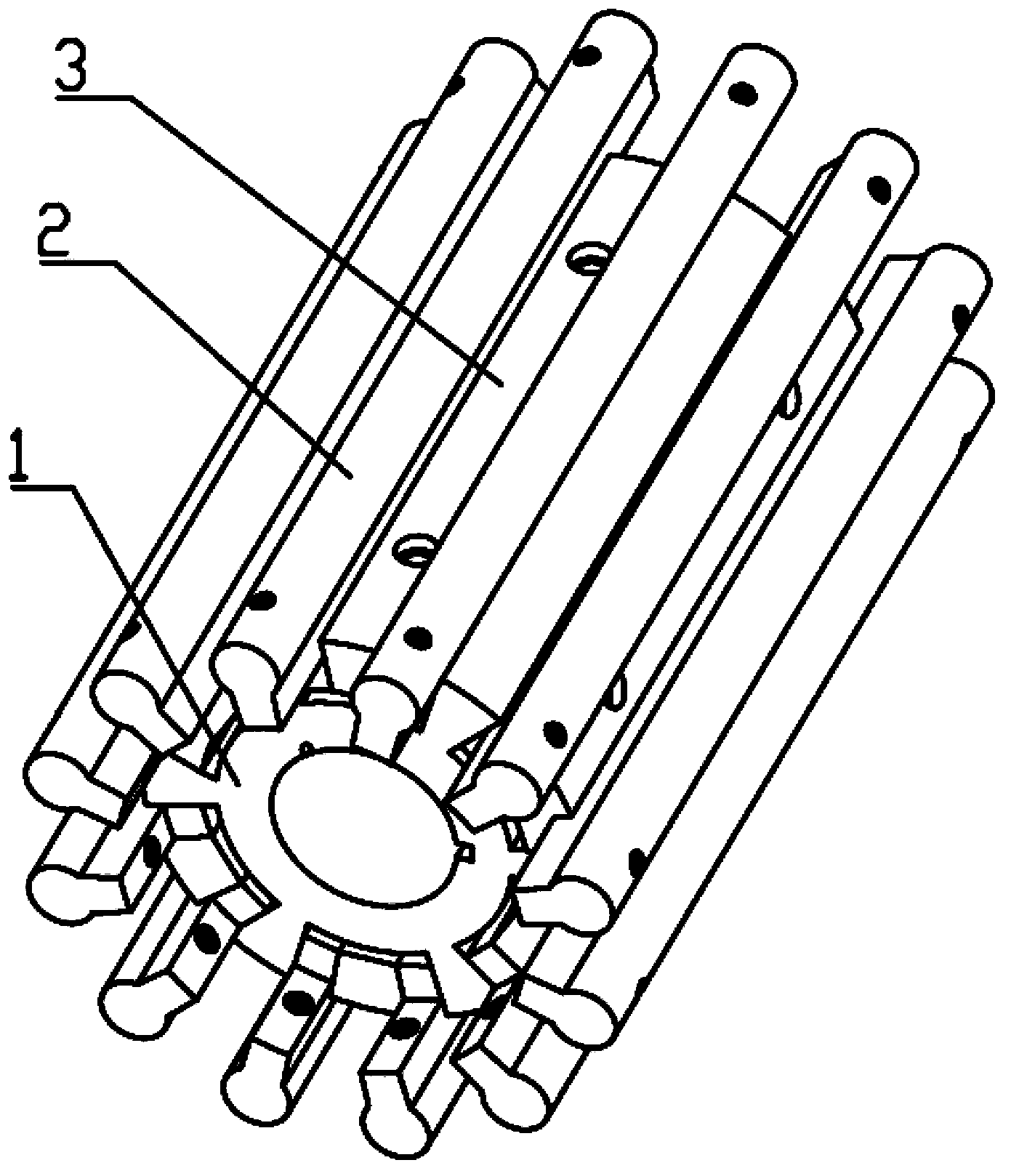 Adjustable molding equipment for H-steel corrugated web plate