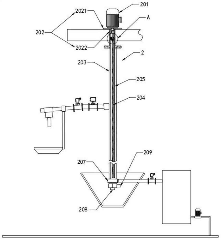 Improved device for large-stack brooding coop waterline