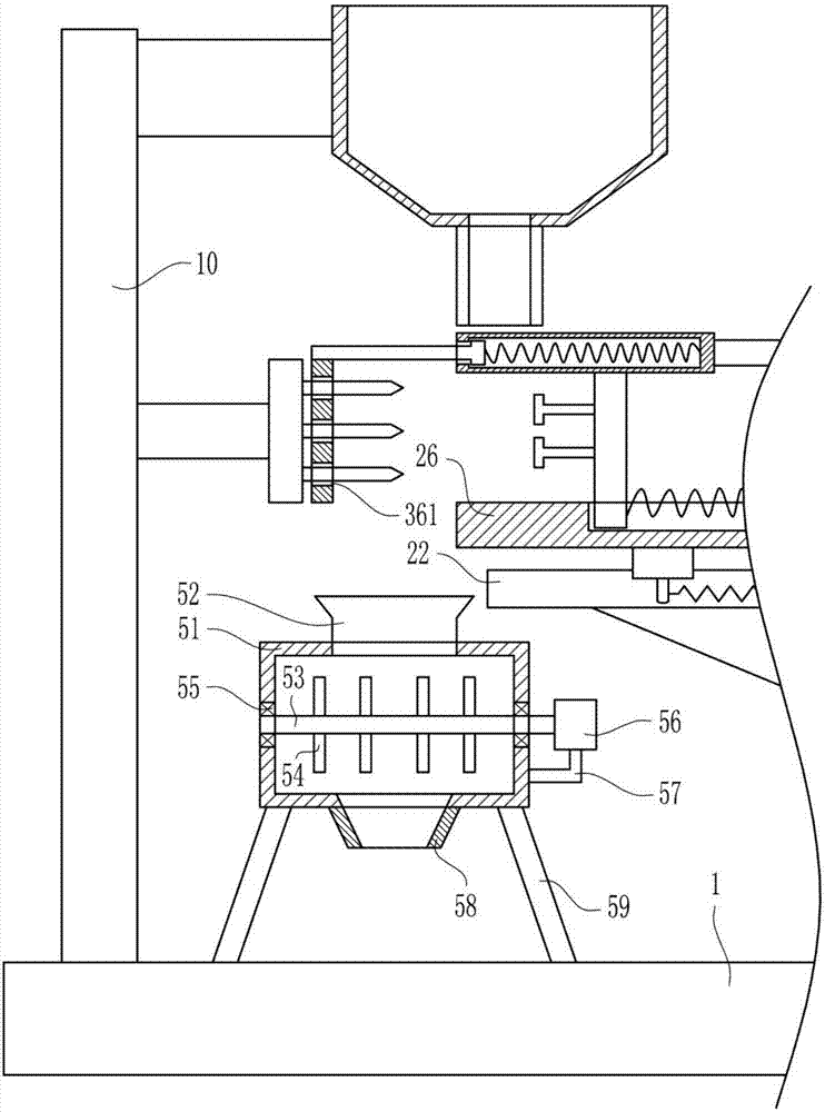 Recovery processing device for laundry detergent bottle