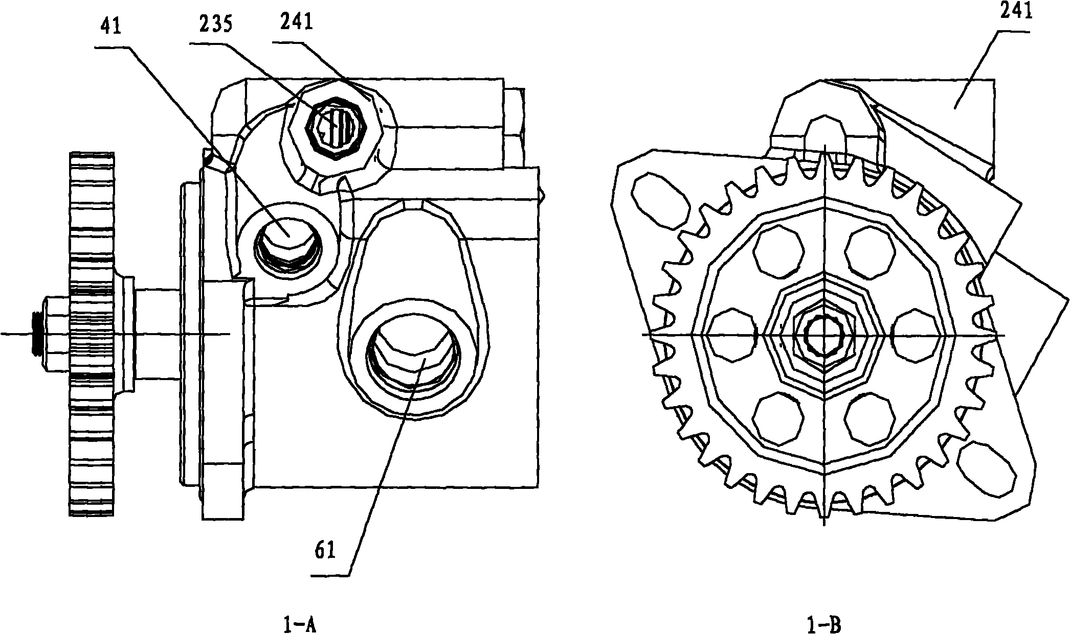 Steering pump of automobile power steering system