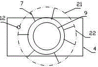 Flower thinning and fruit thinning device for fruit tree