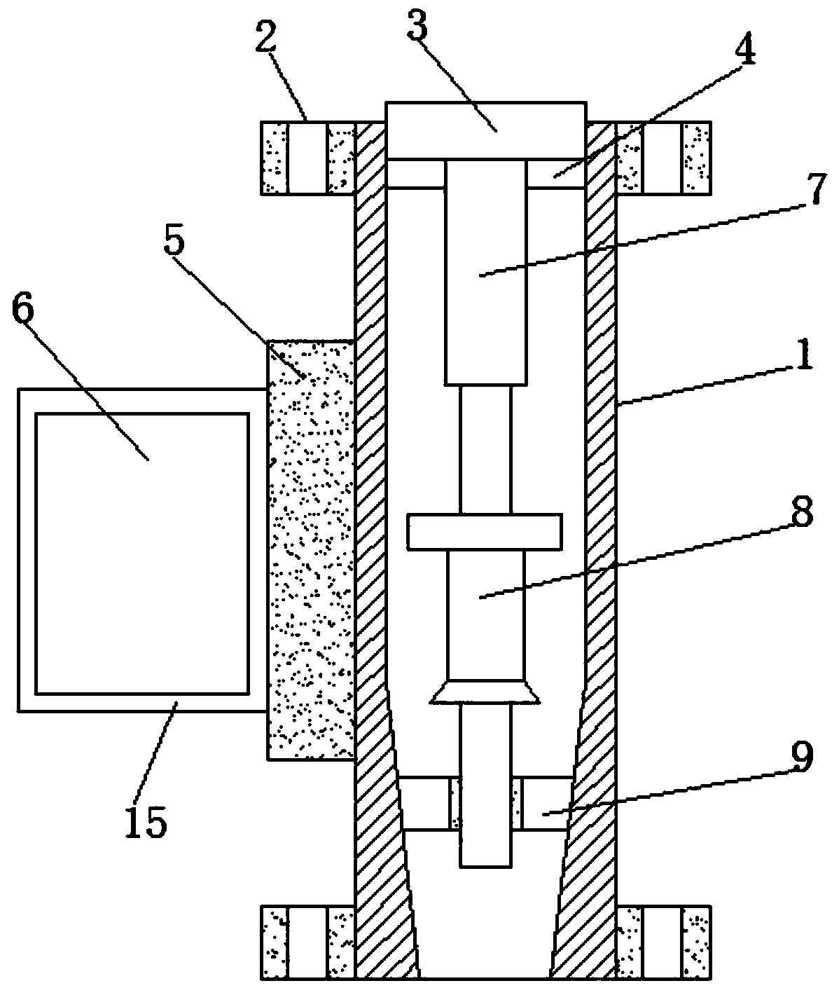 Metal floater flowmeter