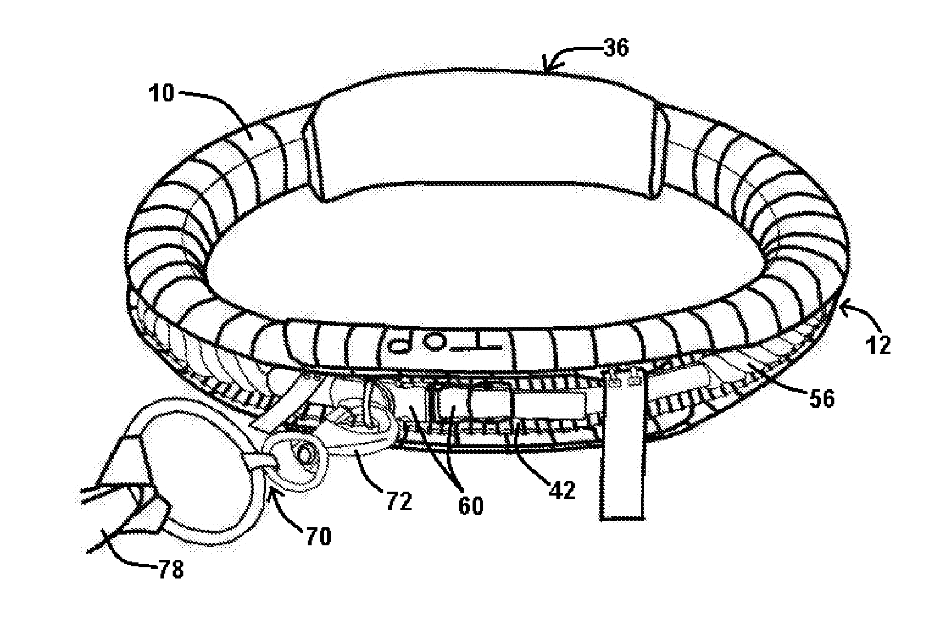 Full 360 degrees hands-free leash attachment unit