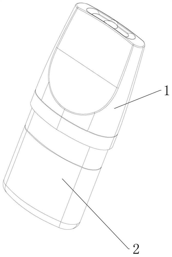 Oil core separation atomizer