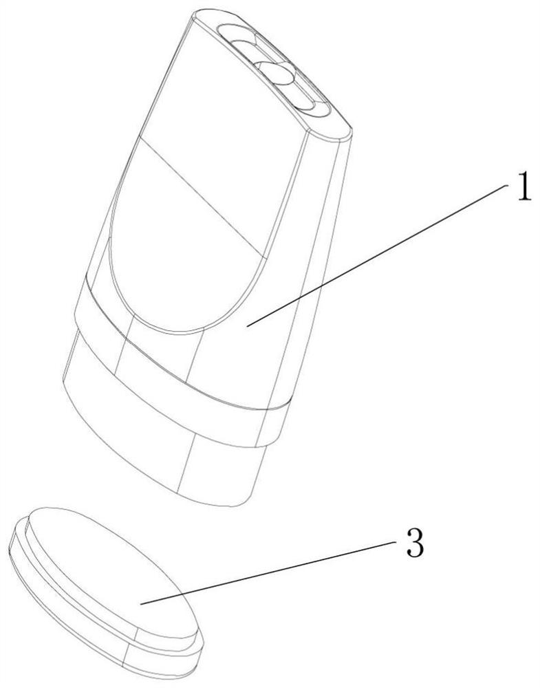 Oil core separation atomizer