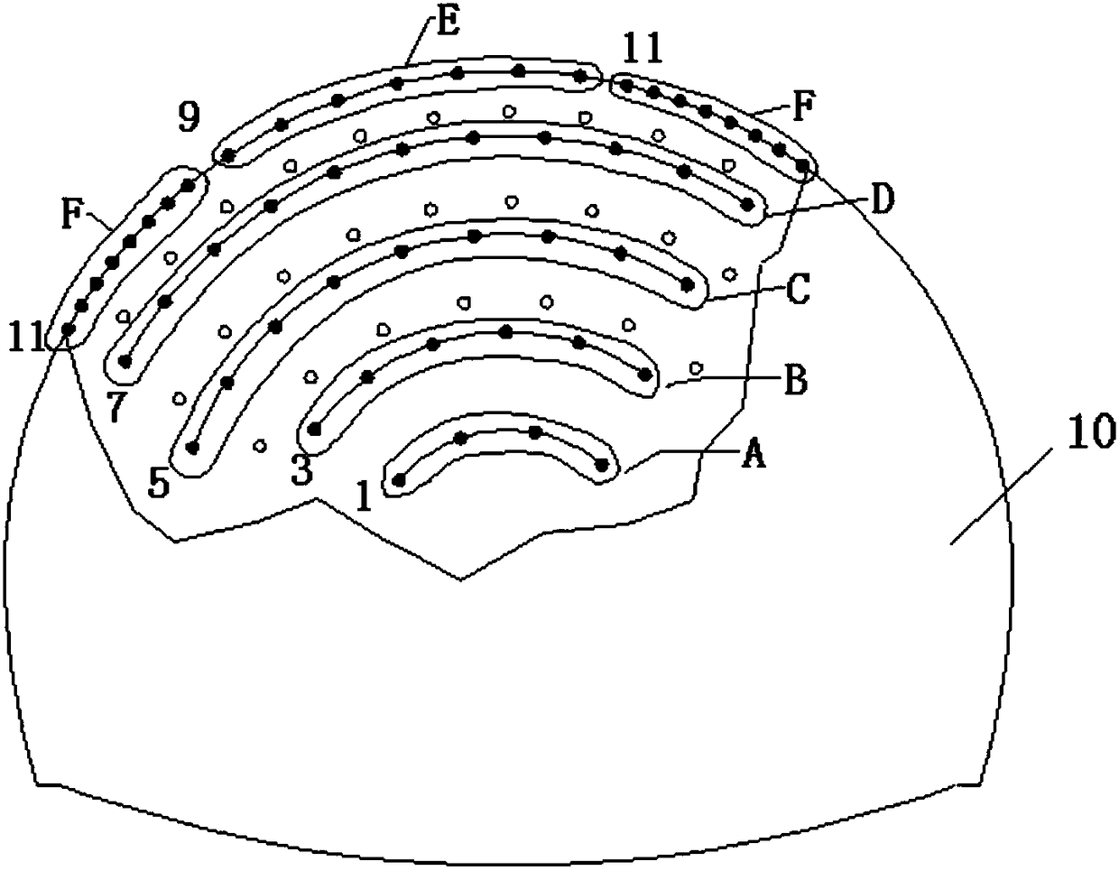 A wall-mounted surrounding rock section blasting excavation method for tunnels in karst areas