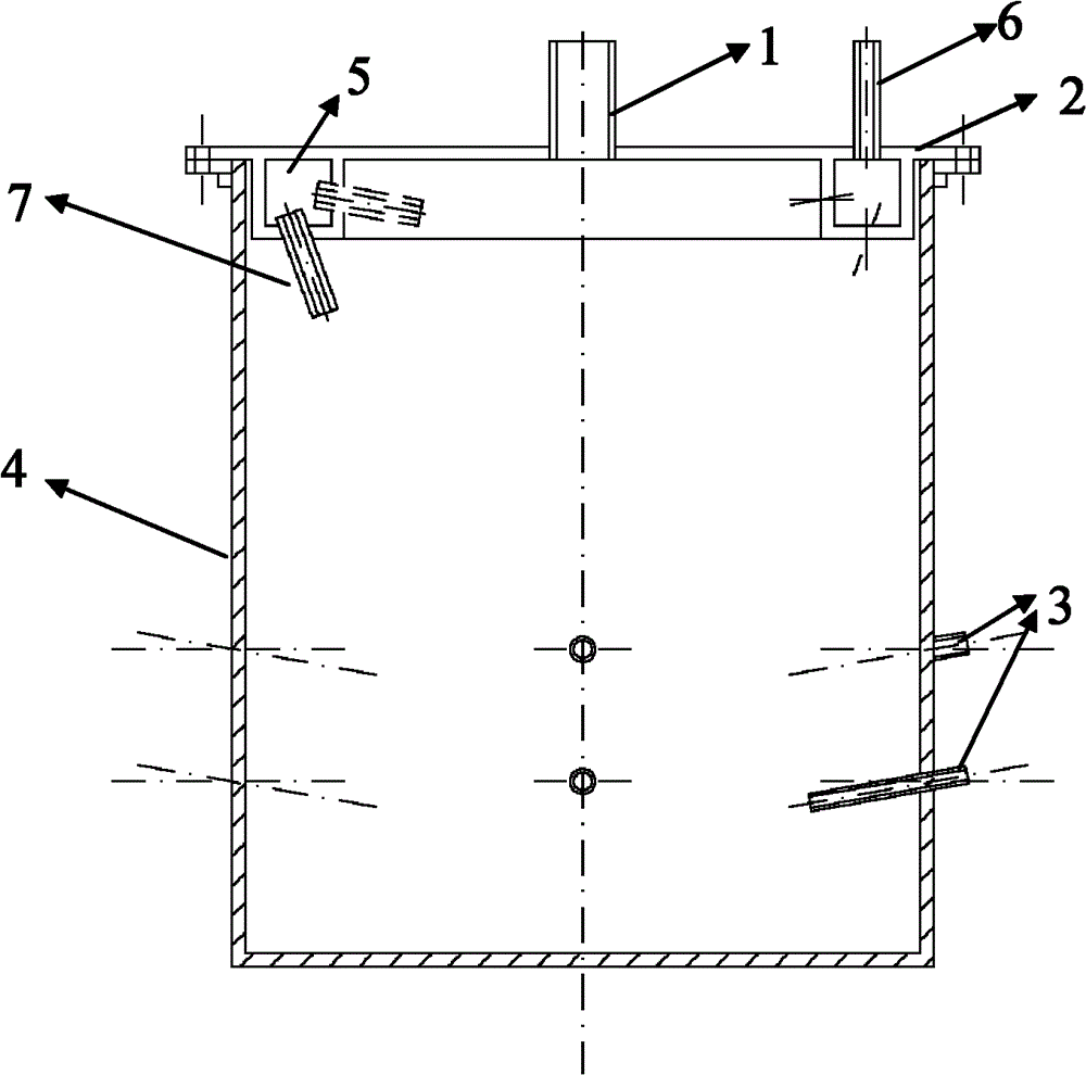 Test device and test method for simulating molten iron flow at furnace bottom of blast-furnace hearth