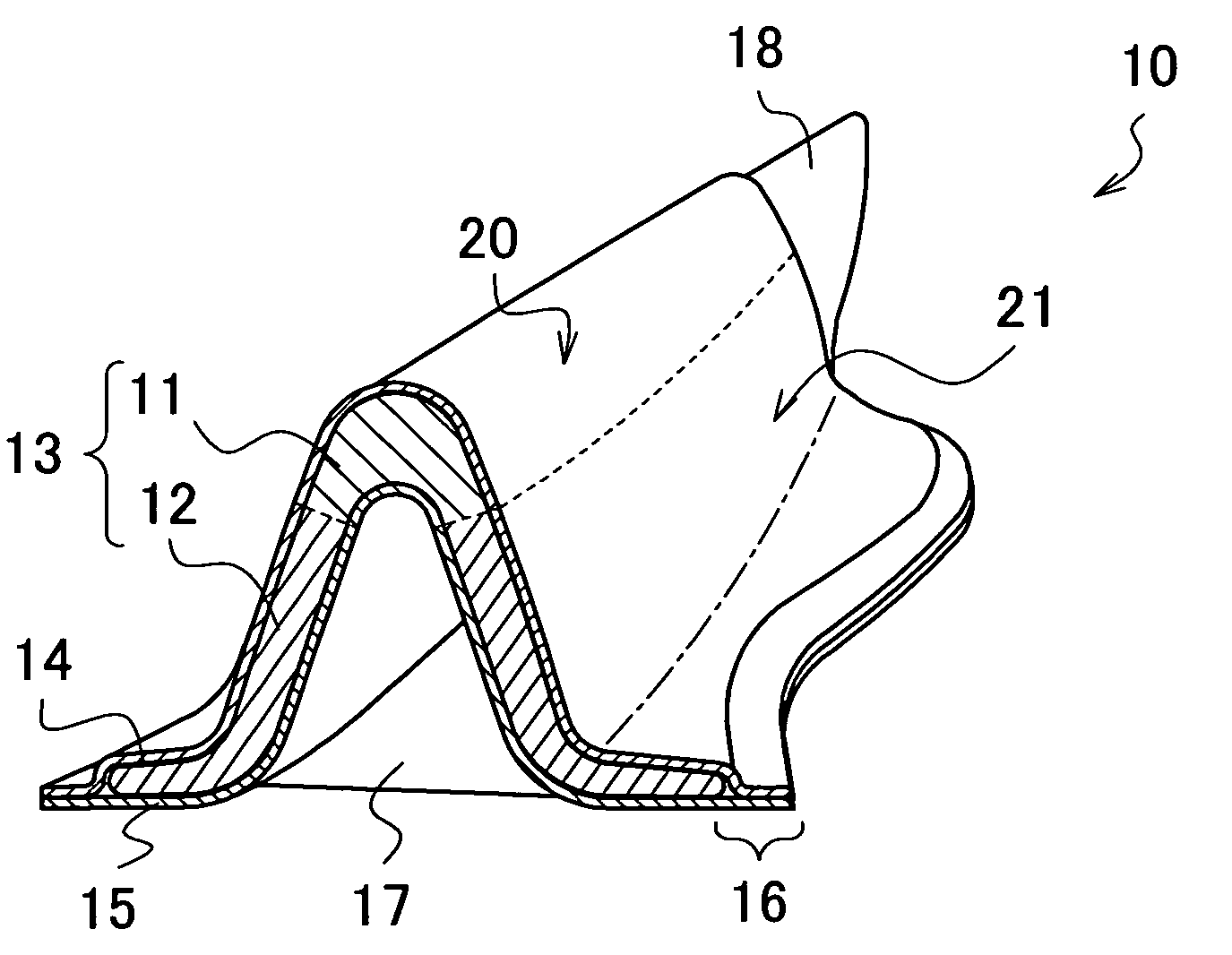 Interlabial pad