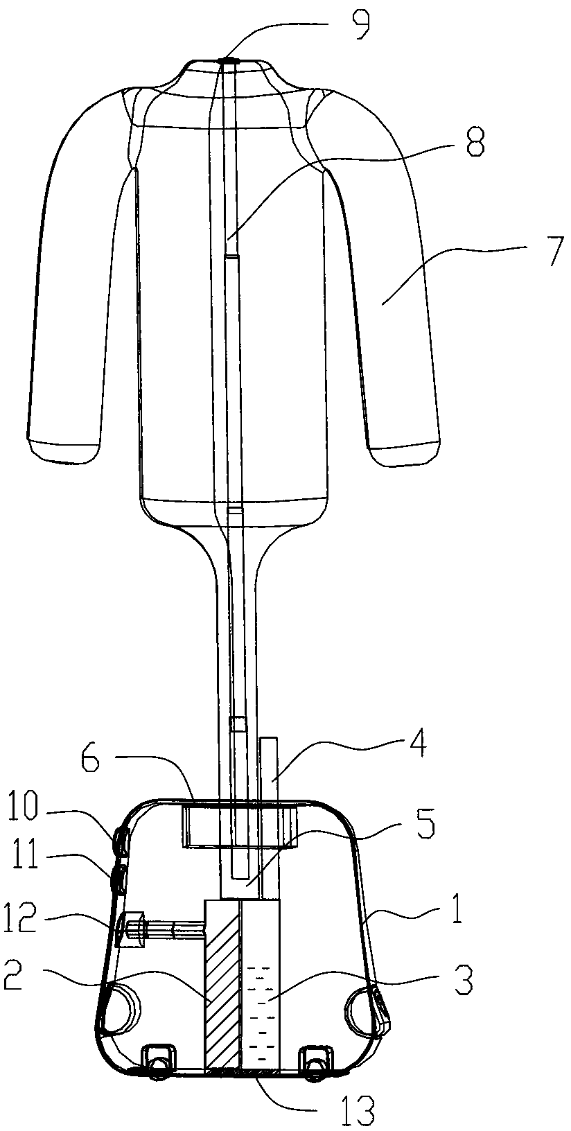 Steam ironing machine