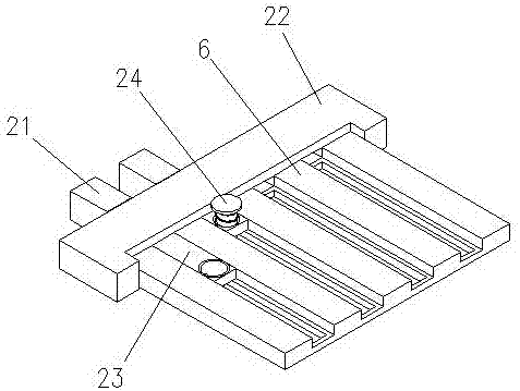 CNC punch array die installation structure