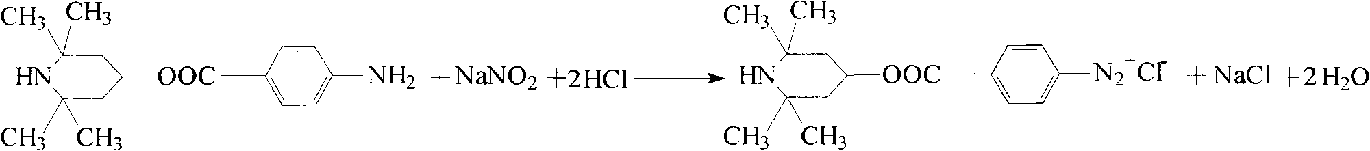 X-type active light-resistant red azo dye and preparation method thereof