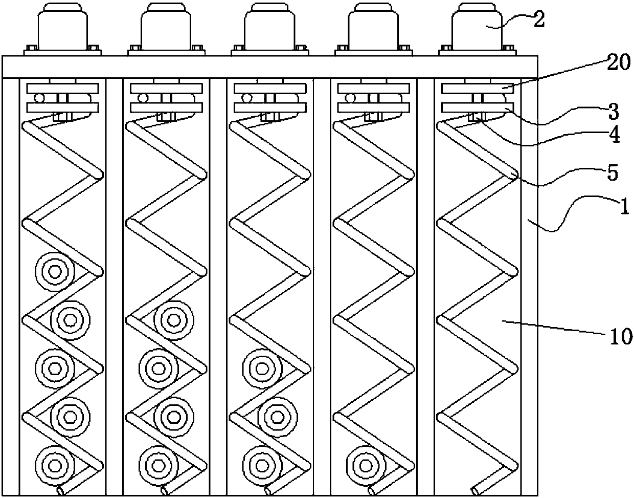 Feeding device for automatic vending machine