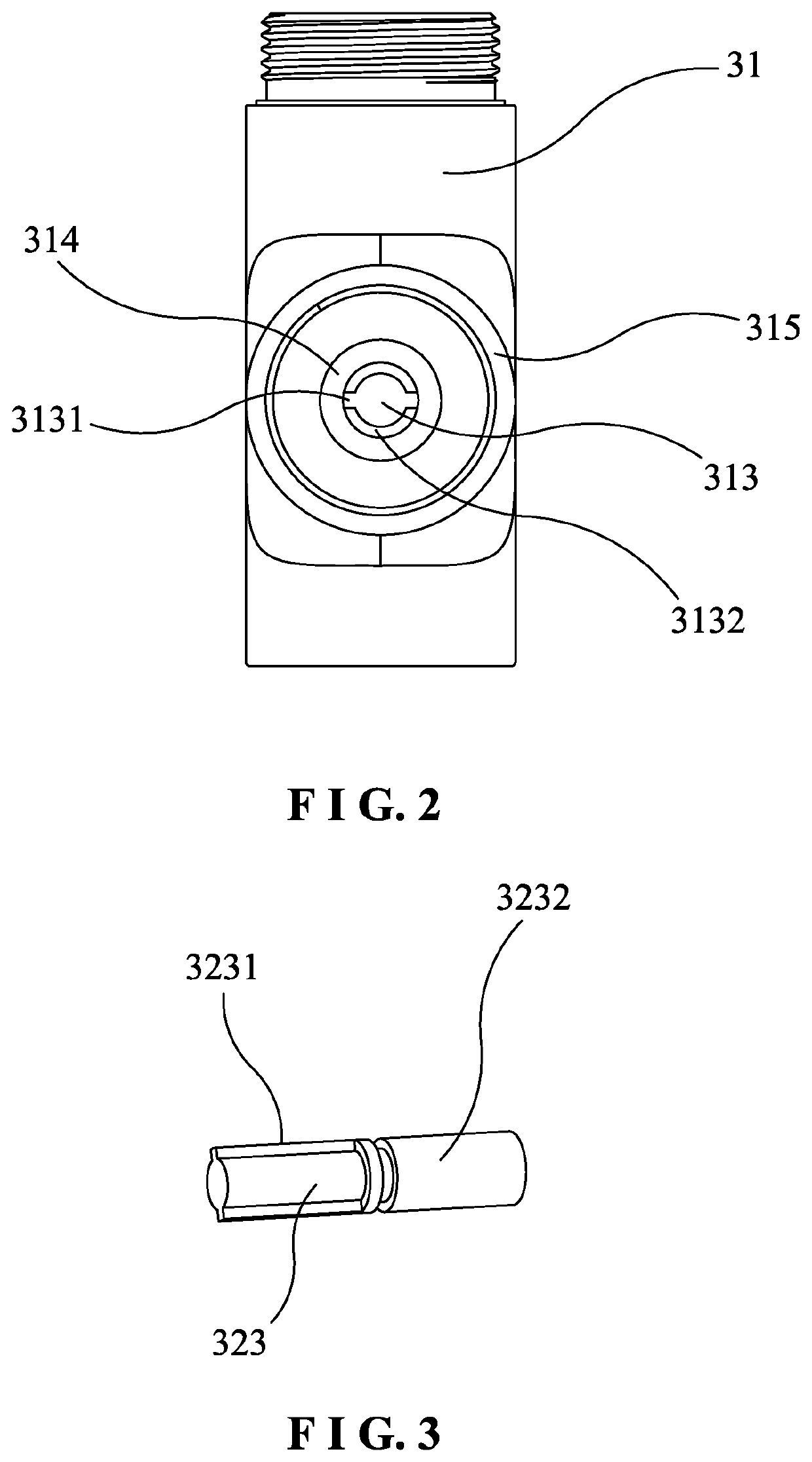 Convenient control device applied to energy-saving shower device