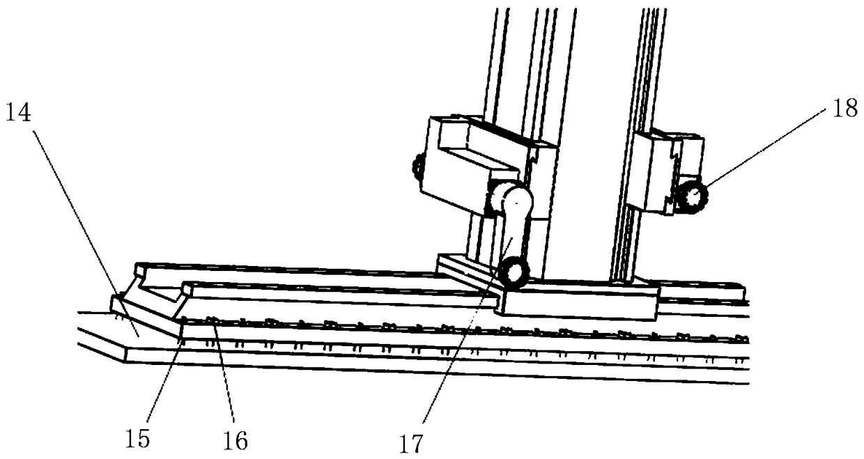 Numerical control machining machine tool special for field machining machine