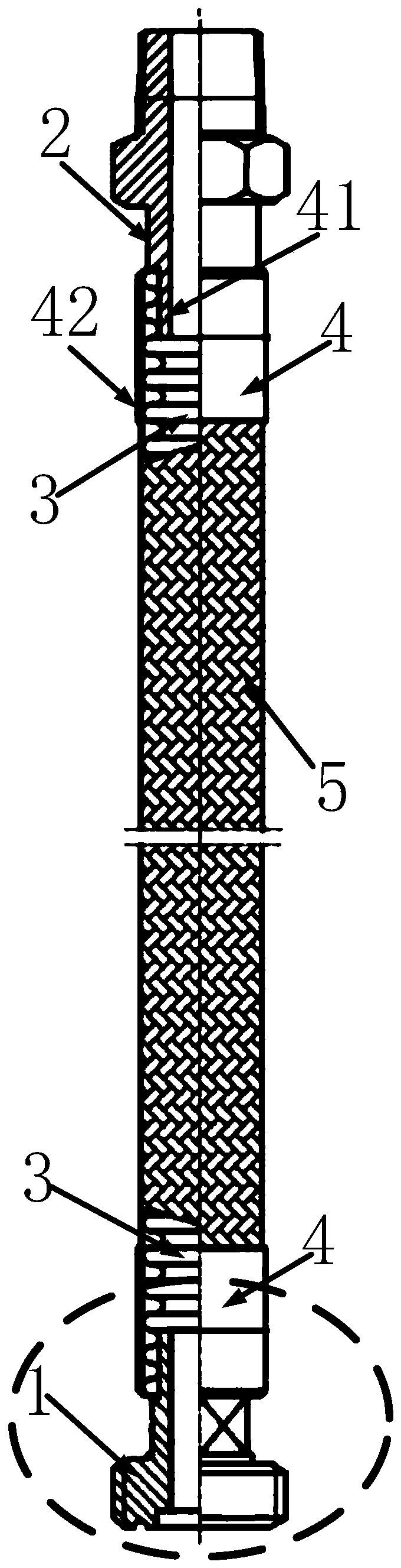 Pipeline connecting device