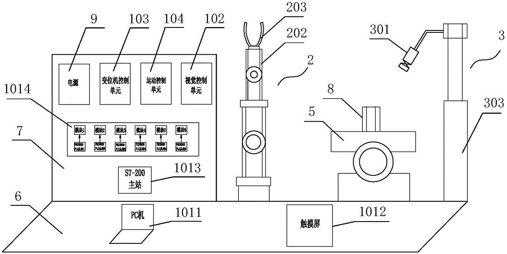 Modularized robot teaching system