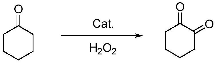 A kind of preparation method of 1,2-cyclohexanedione