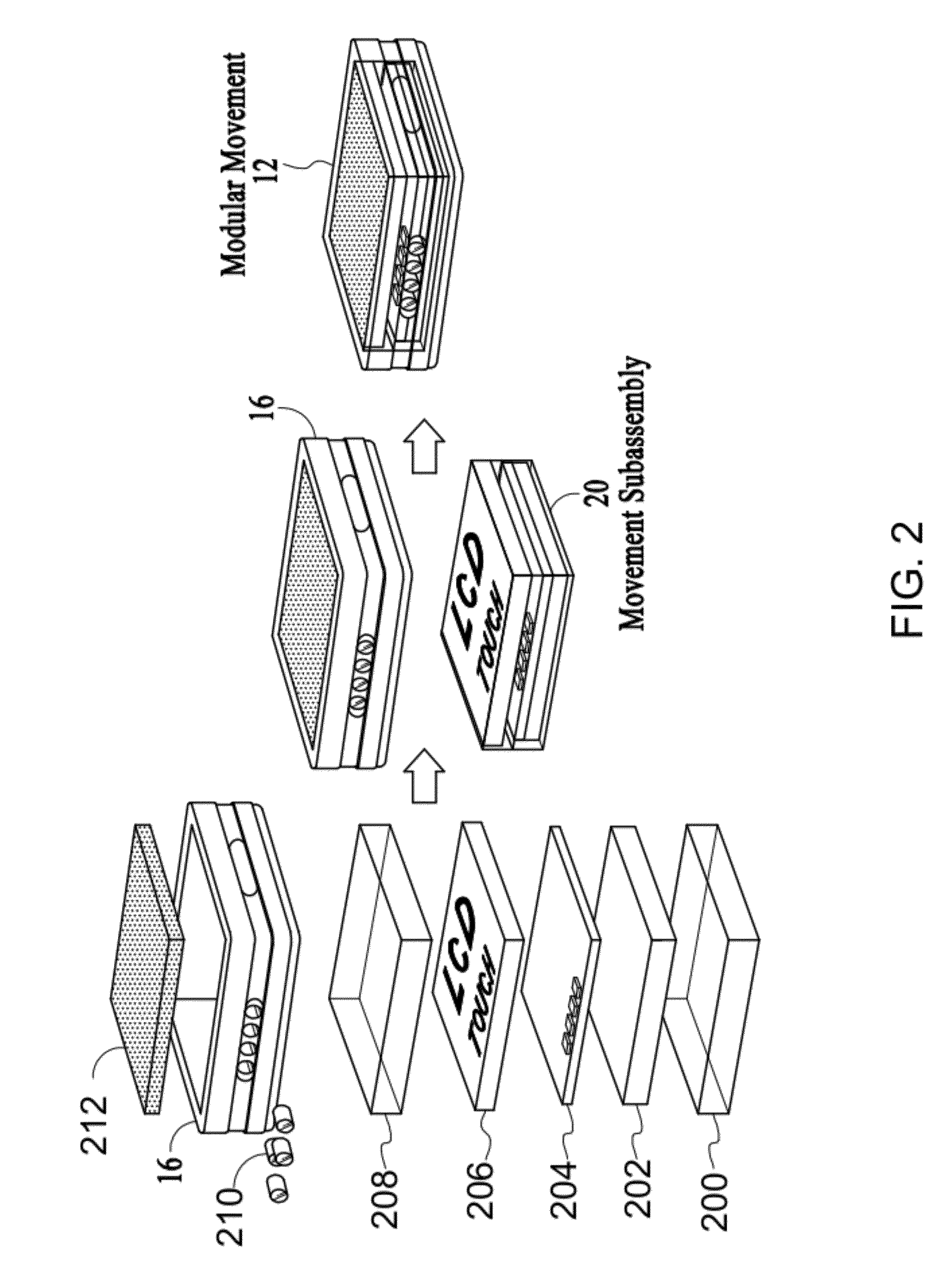 Gesture-based user interface for a wearable portable device