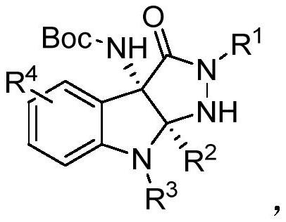 Chiral indolopyrrole alkaloid and preparation method thereof