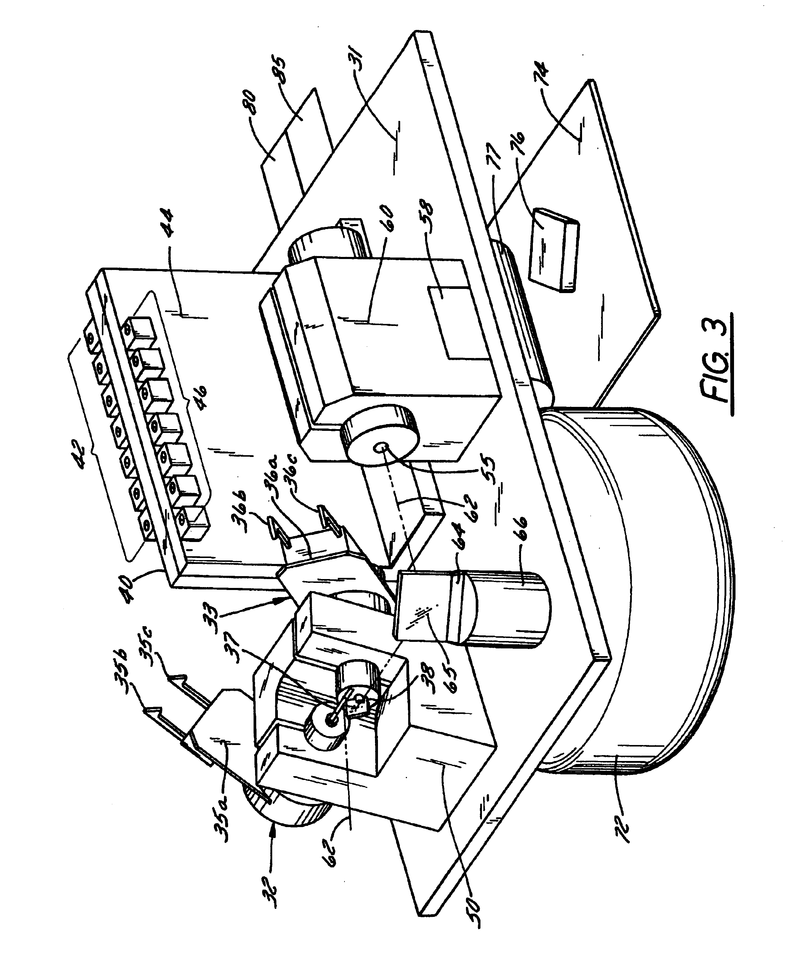 System for projecting light on a work surface to produce an image for tracing