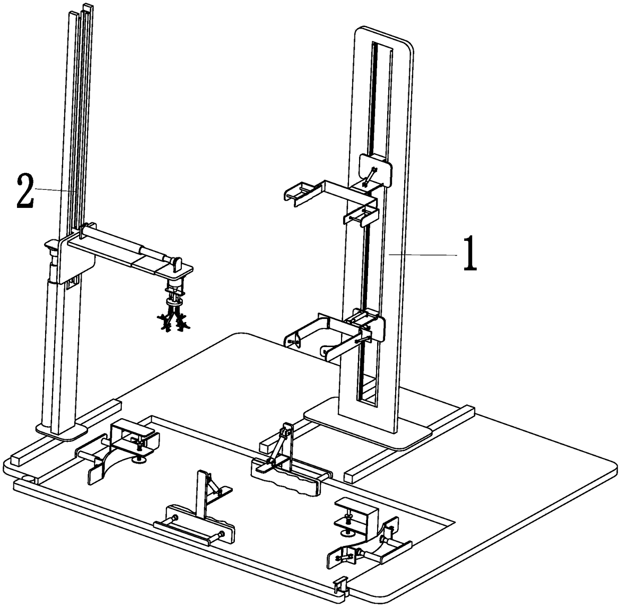 Intelligent lampshade mounting device for indoor reading lamp