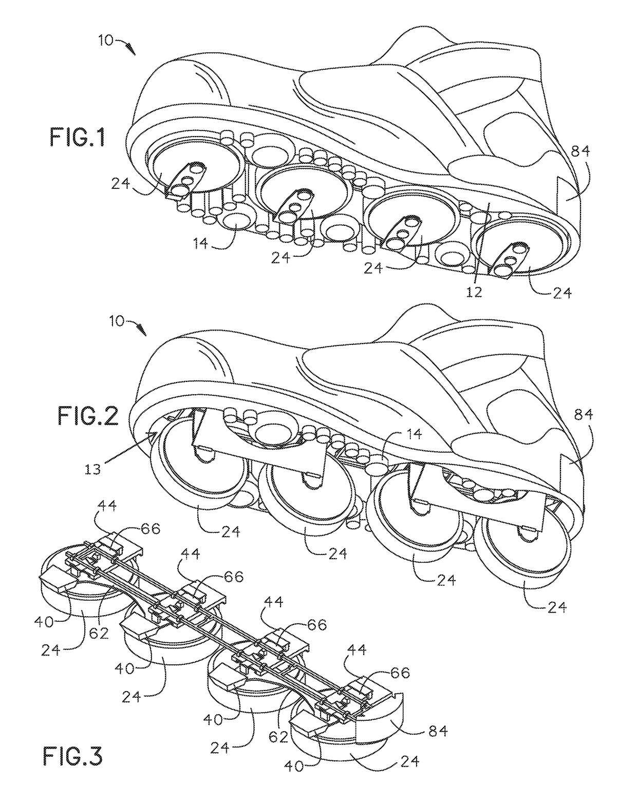 Inline skate sneaker