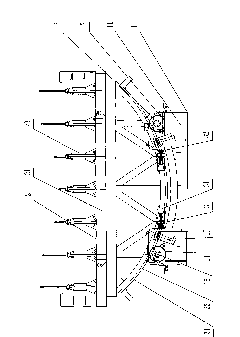 Automatic welding device of curved plate