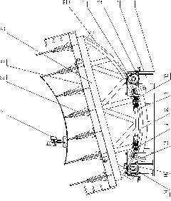 Automatic welding device of curved plate