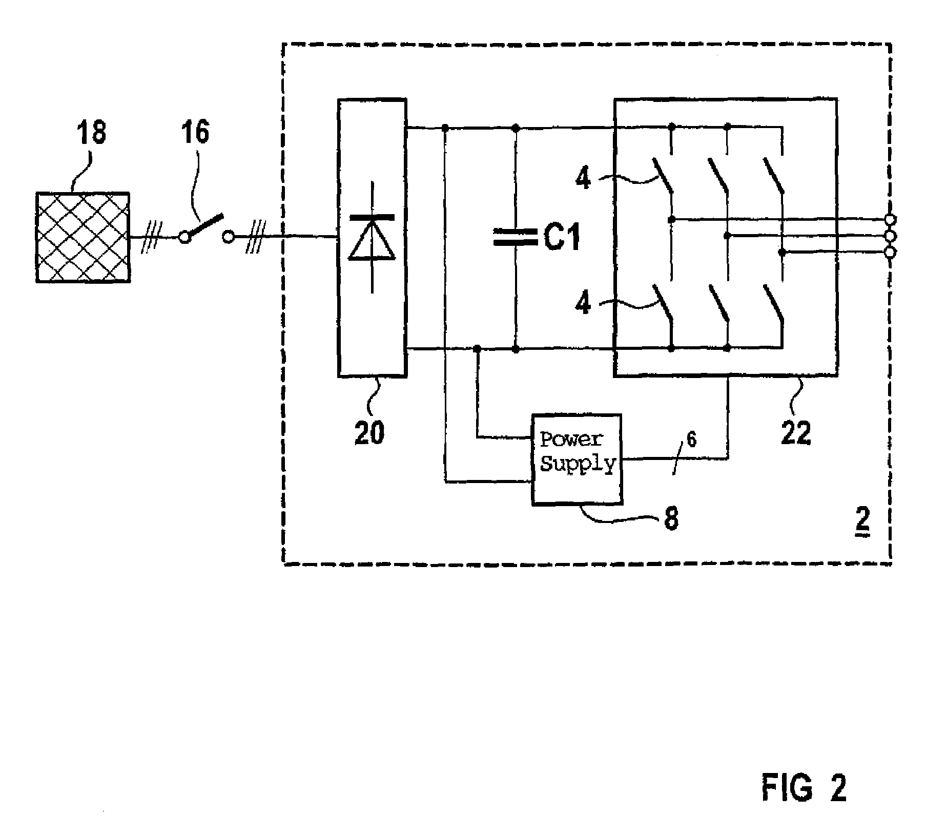 Electronic power circuit